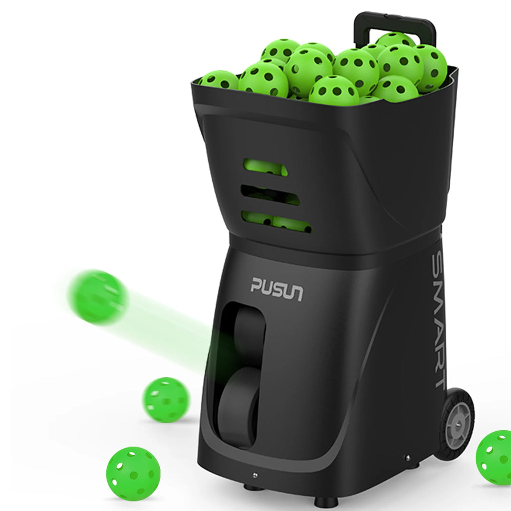 New Arrival Pickleball Ball Serve Machine With 100-Ball Capacity and APP Remote Control for Training Advanced Pickleball Machine