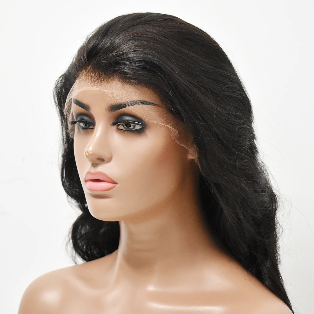 Fast Shipping and Wholesale Price Virgin Unprocessed Cuticle Aligned Body Wave HD Lace Frontal Wig