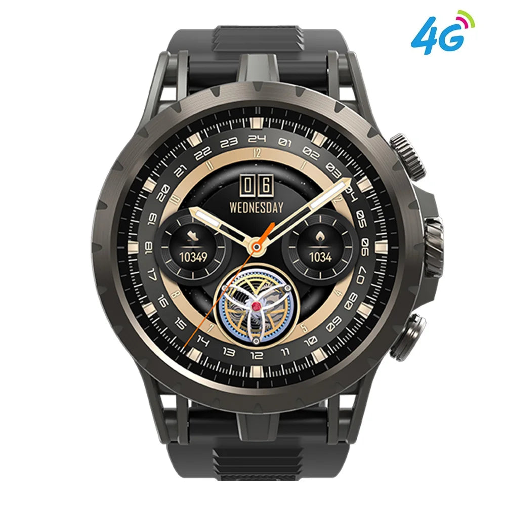 Global Version 4G Smart Watch Q85 Android 8.1 Amoled Screen HD Camera Video Call  Voice Assistant Sports Smartwatch for Men
